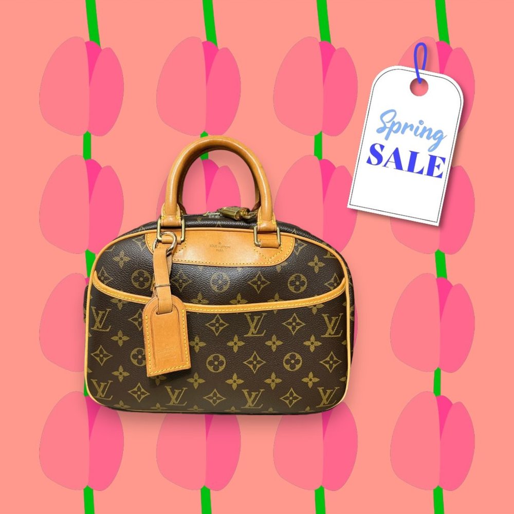 Louis Vuitton Trouville with Crossbody Strap, Box and Dust bag. Poshmark COA.